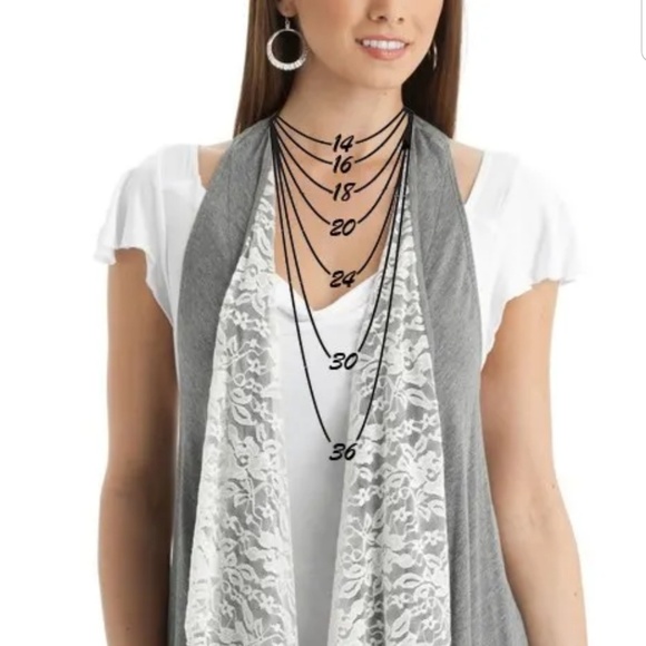 💎[3 for $15]💎 Triple Layer Disc Necklace - Picture 5 of 5